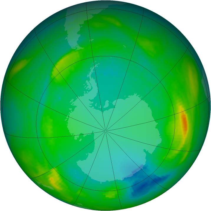 Ozone Map 1979-08-07